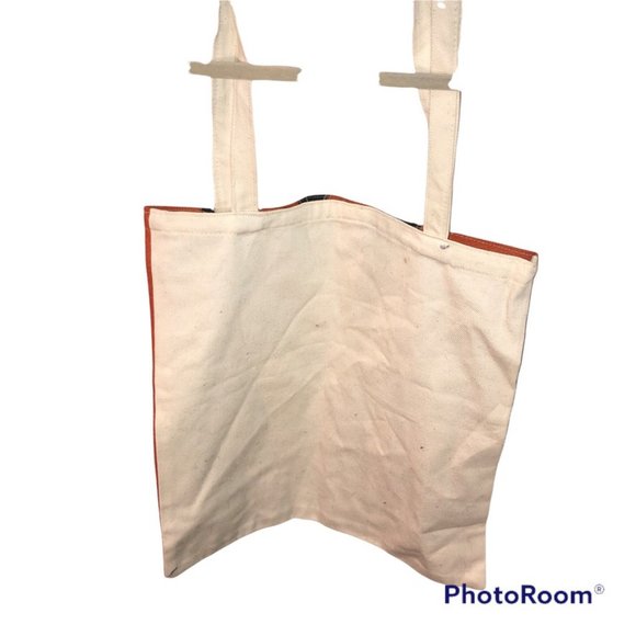 African black brown metallic gold painted patterned cotton re usable tot… - Picture 2 of 4